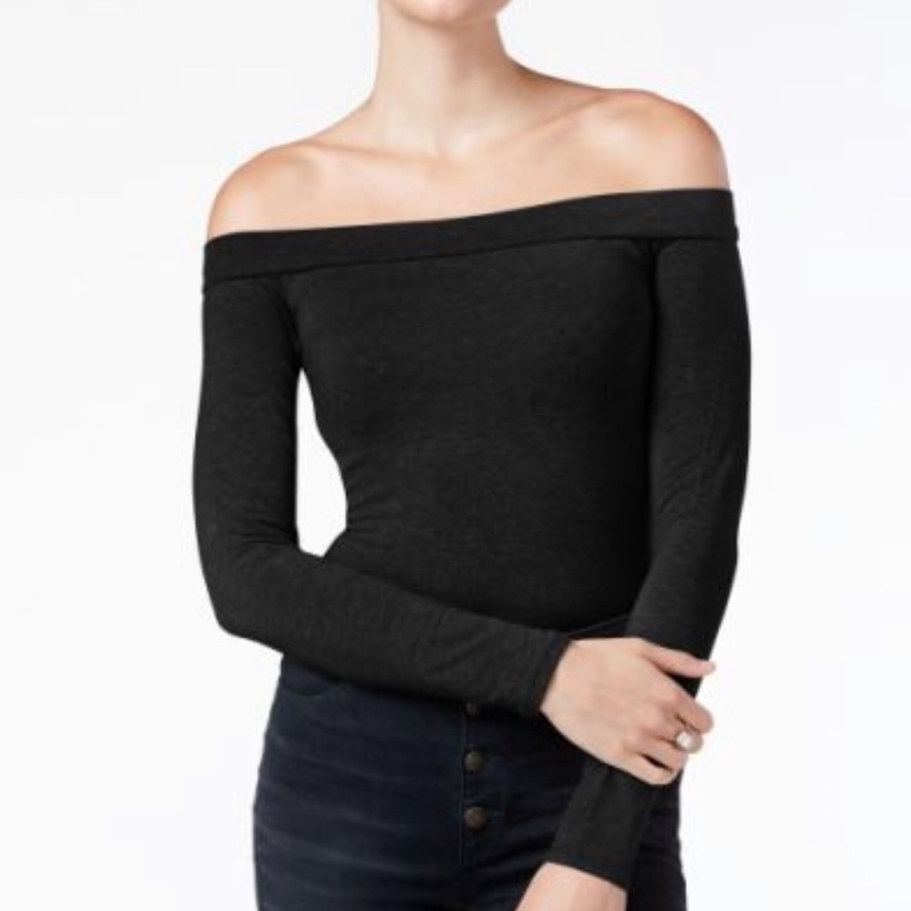GUESS off the shoulder bodysuit
